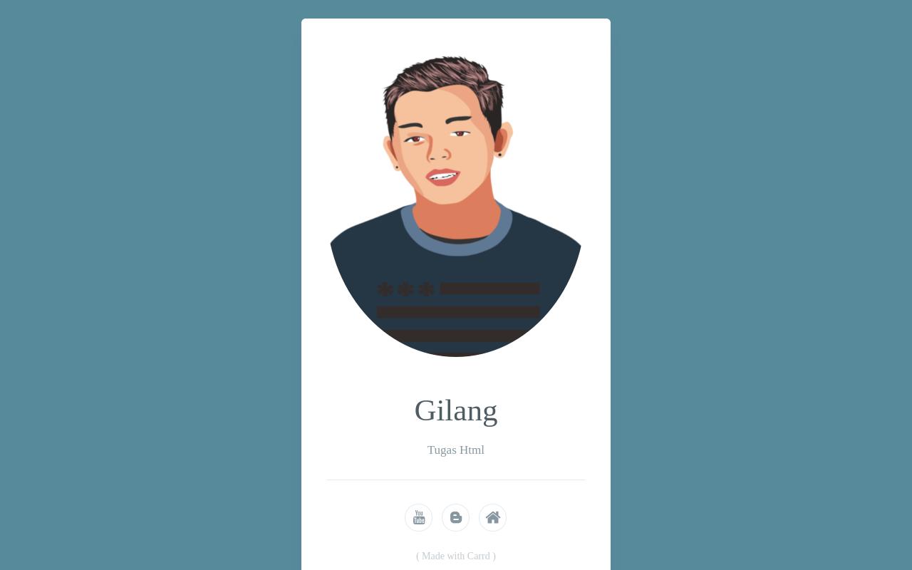 Carrd profile picture for @gilang